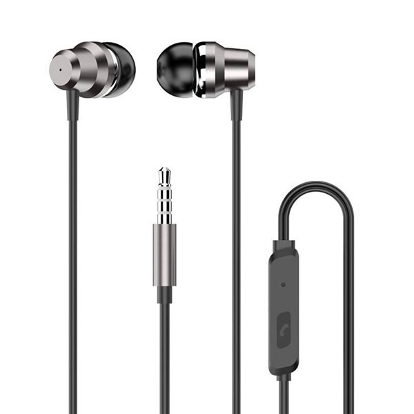 Dudao In-Ear Headset mic och fjärr 3.5 mm - Silver