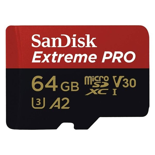 Sandisk Extreme Pro MicroSDXC V30 U3 4K 170 MB/s 64GB