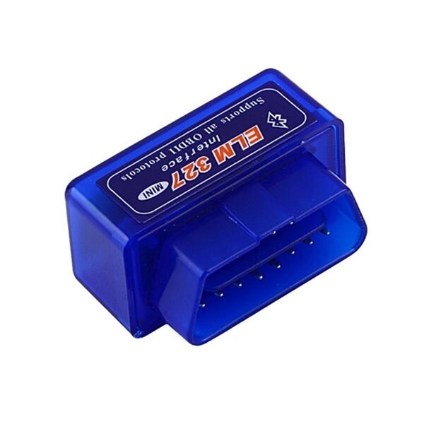Mini Portable ELM327 V2.1 OBD2 II Diagnostic Car Auto Interface Scanner Blue Premium ABS Diagnostic Tool 