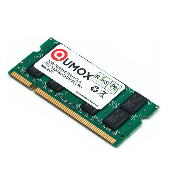 Qumox 2GB SODIMM DDR2 667MHz PC2-5400 PC2-5300