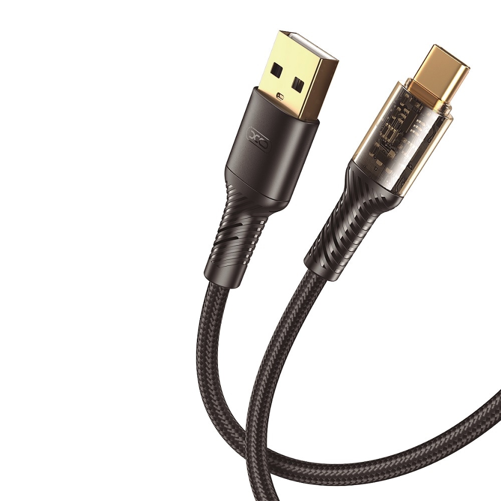 XO USB-Kabel NB229 USB - USB-C 1m 2,4A - Svart