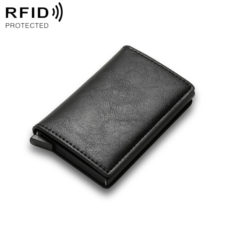 PopUp Plånbok med RFID-skydd Svart