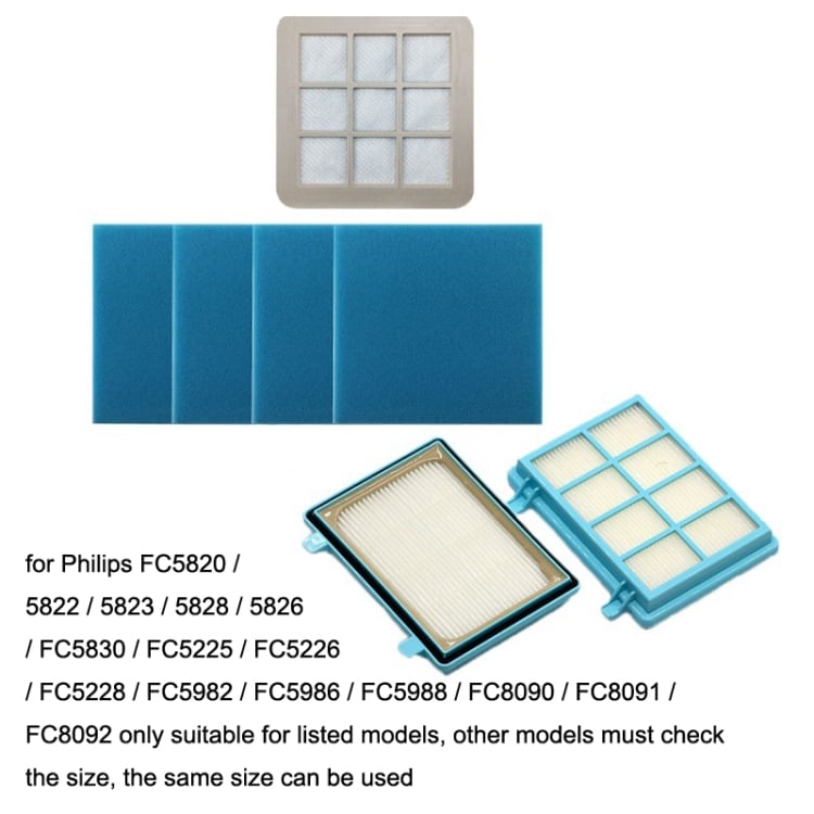 Luftfilter till Philips dammsugare FC5823 / FC5826 / FC5830 / FC5832
