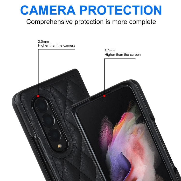 Skydd med konstläder till Samsung Galaxy Z Fold4
