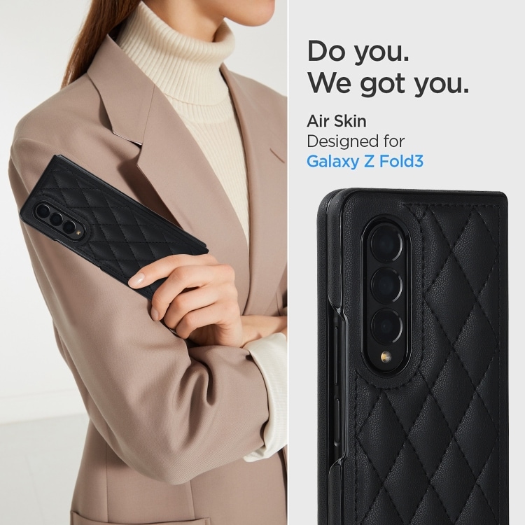 Skydd med konstläder till Samsung Galaxy Z Fold4