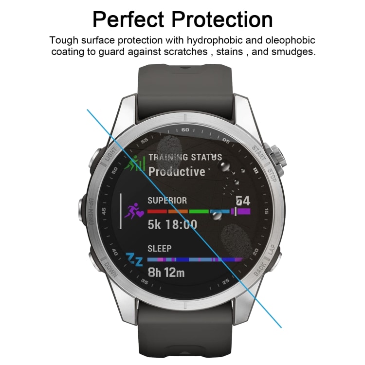 Skärmskydd i härdat glas till Garmin Fenix 7S