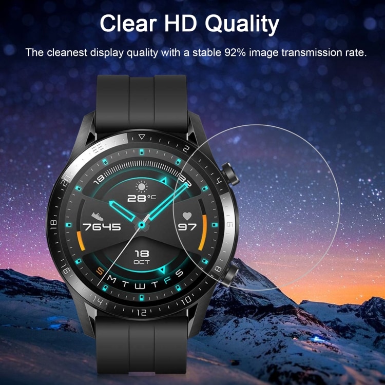 Skärmskydd i härdat glas till Huawei Watch GT 2