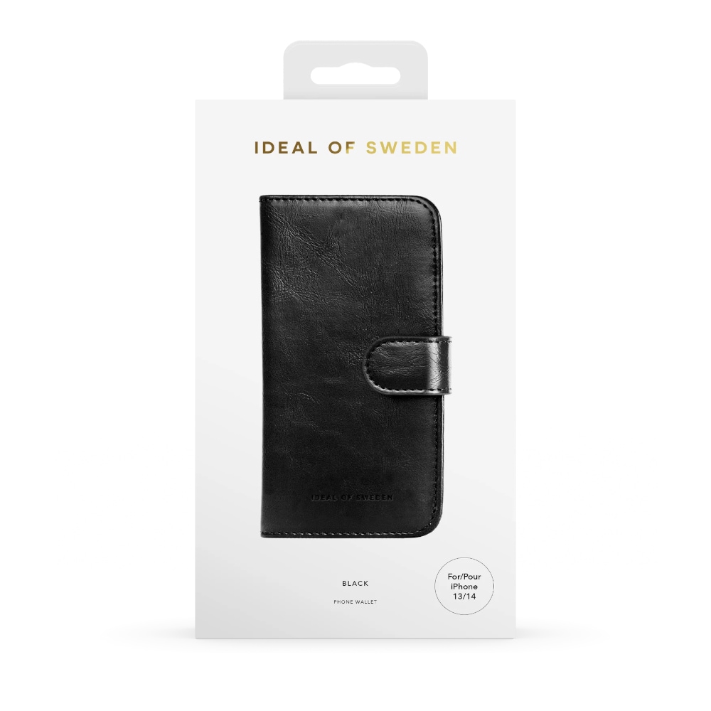 IDEAL OF SWEDEN Plånboksfodral Magnet Wallet+ Black till iPhone 13/14
