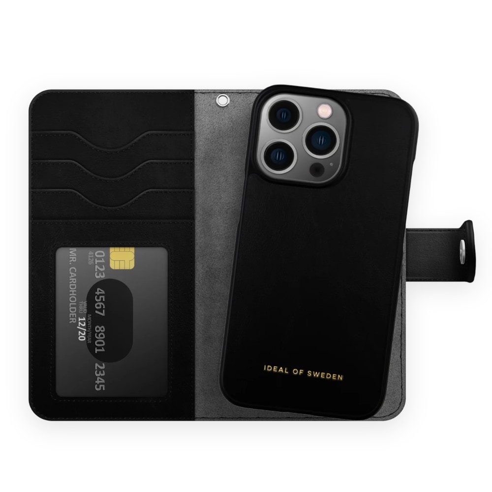 IDEAL OF SWEDEN Plånboksfodral Magnet Wallet+ Black till iPhone 14 Pro