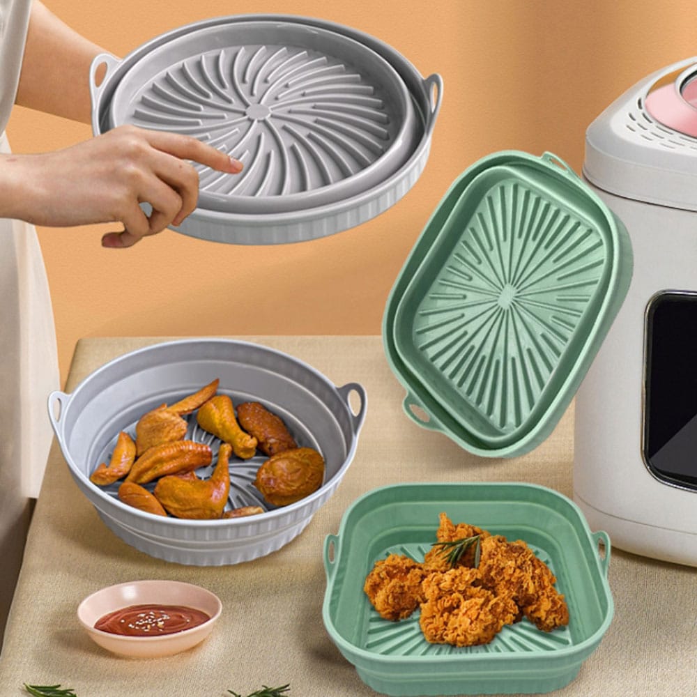 Silikone-bakke til AirFryer - firkantet 20,5 cm