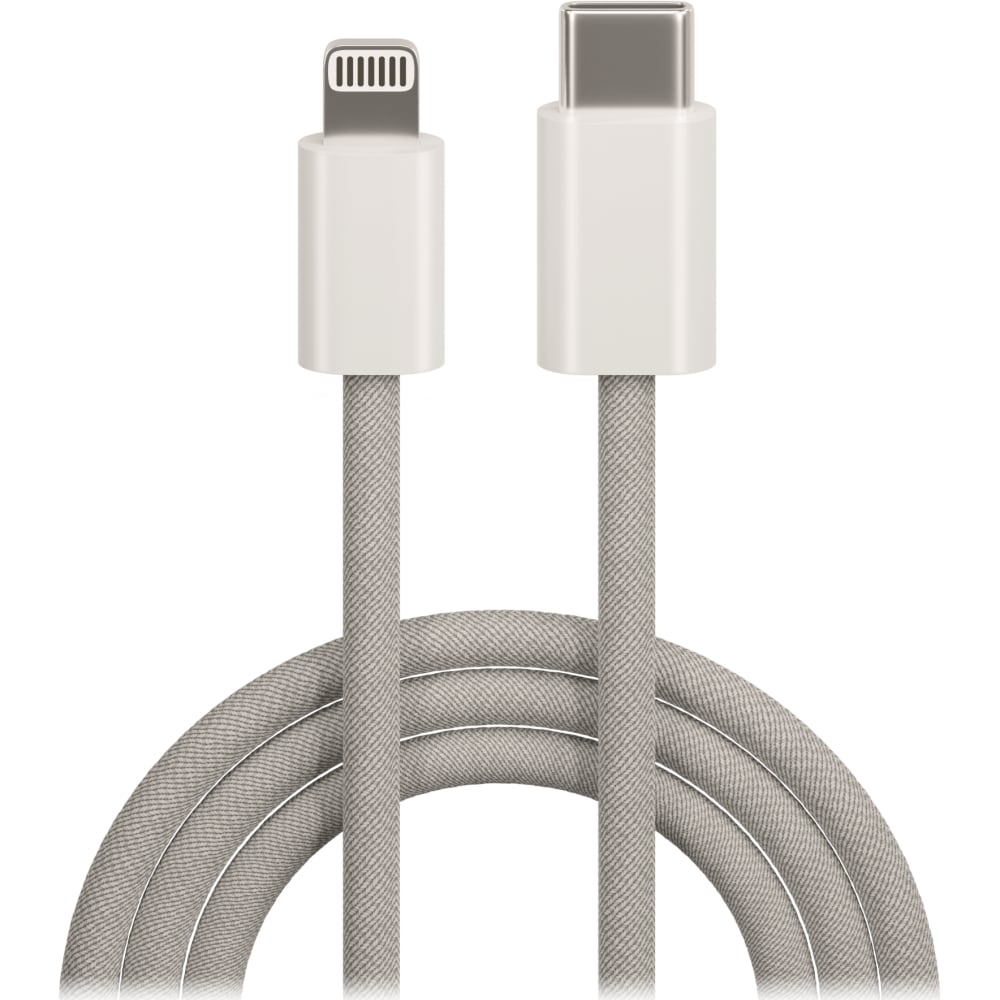 Maxlife USB-C - iPhone 1,0 m 20W - grå nylon