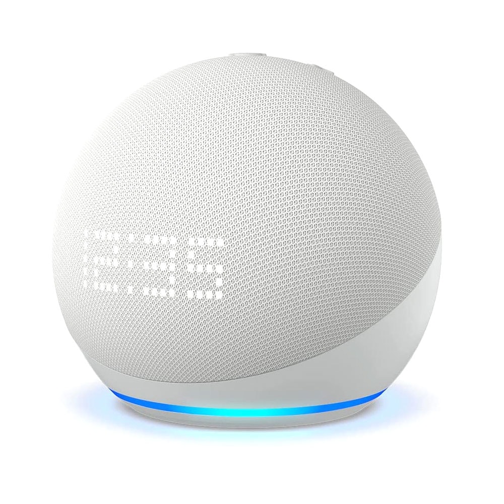 Amazon Echo Dot med klocka (5th Generation) B09B95DTR4
