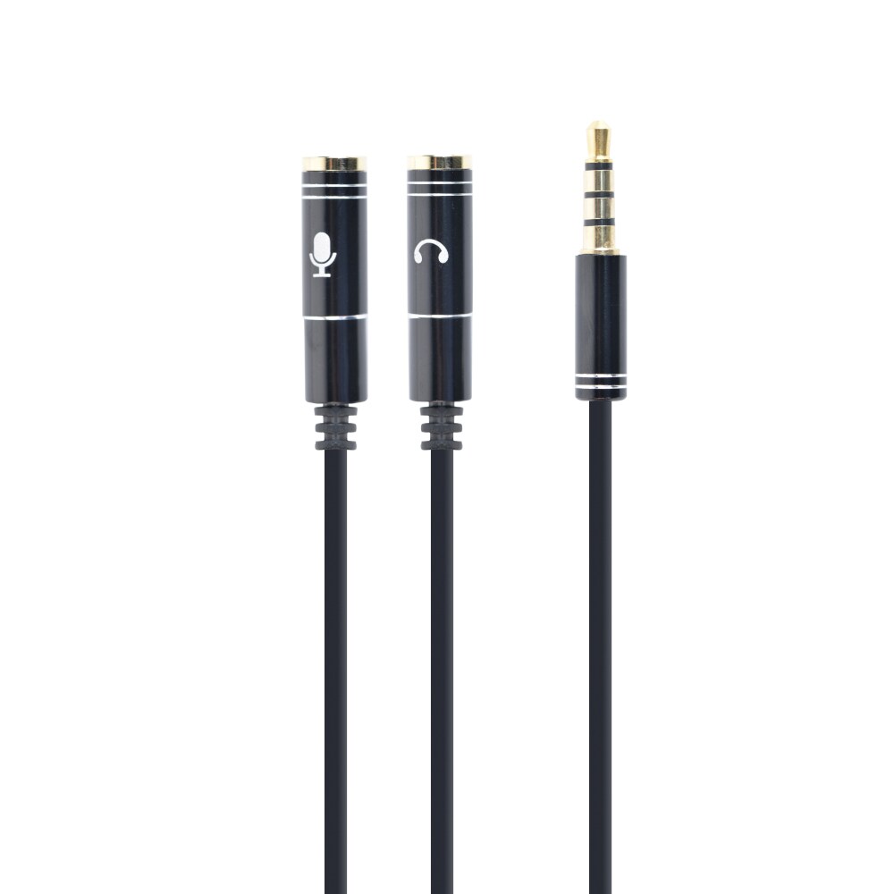 Cablexpert Ljudadapter för hörlurar och mikrofon - 0,2m