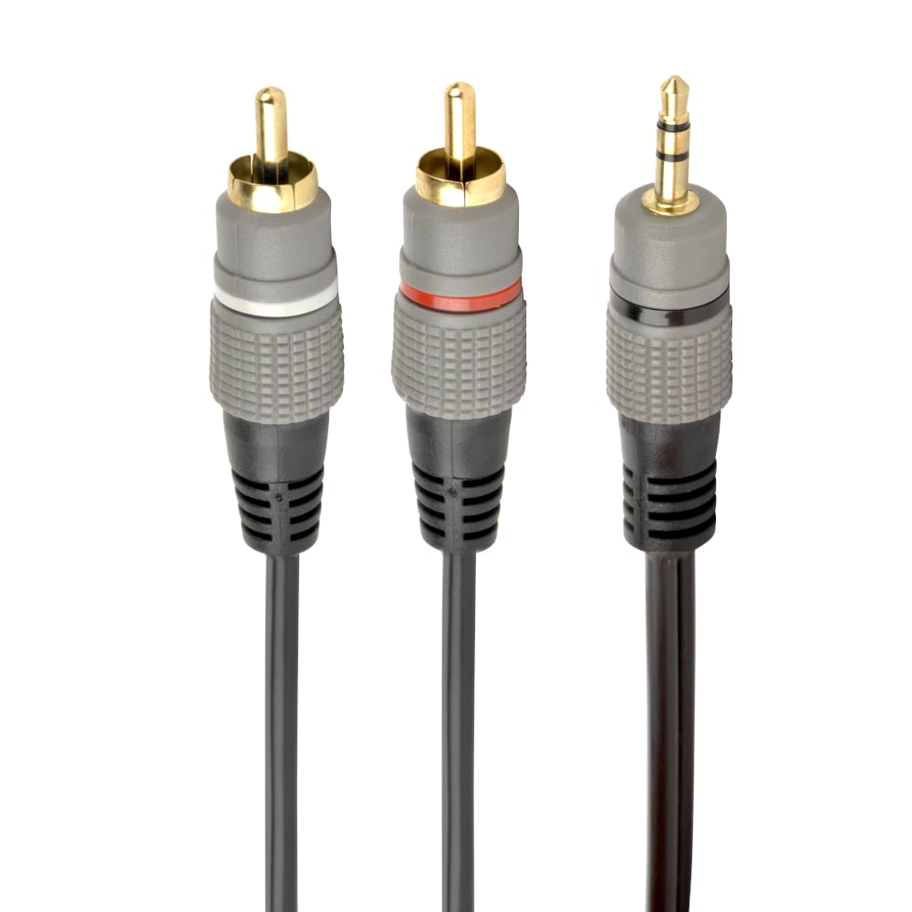Cablexpert Ljudkabel 3,5 mm-hane och 2x RCA-hanar - 10m
