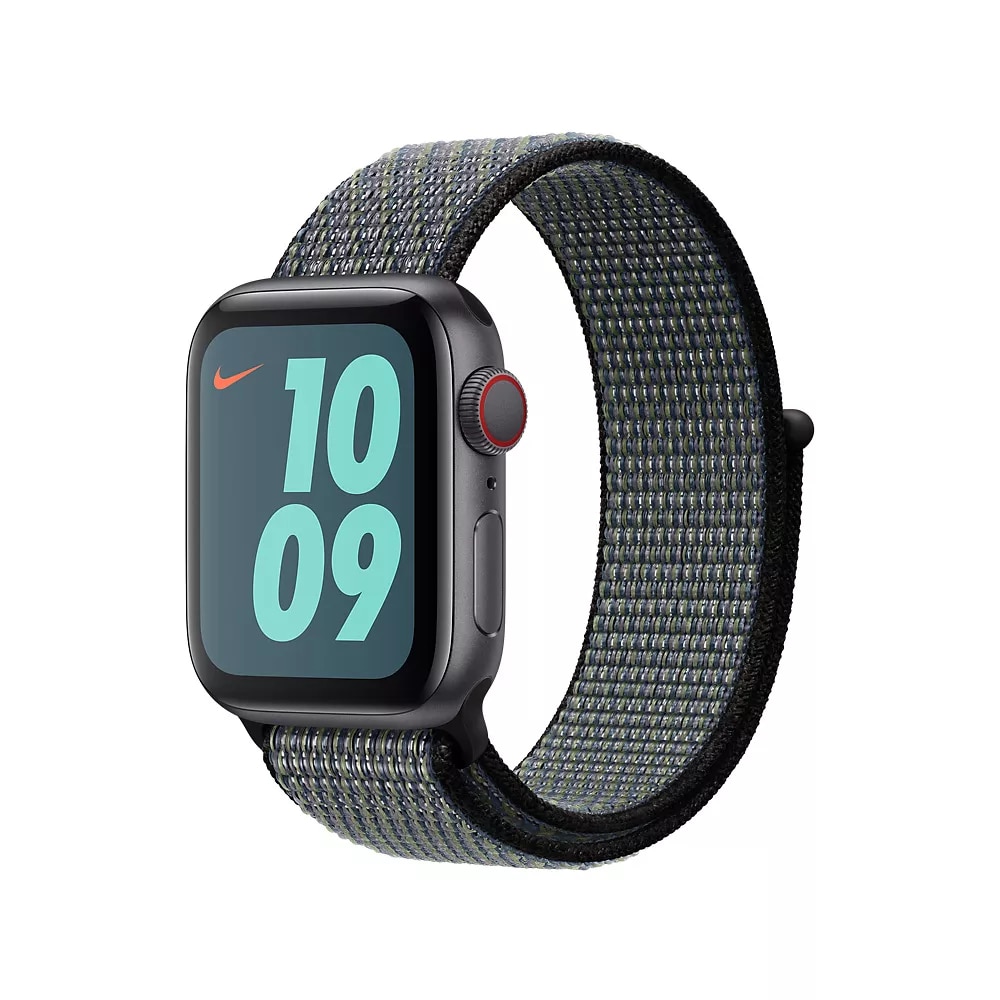 Apple Watch Nike Sportloop 40mm - Indigo/Lime armband