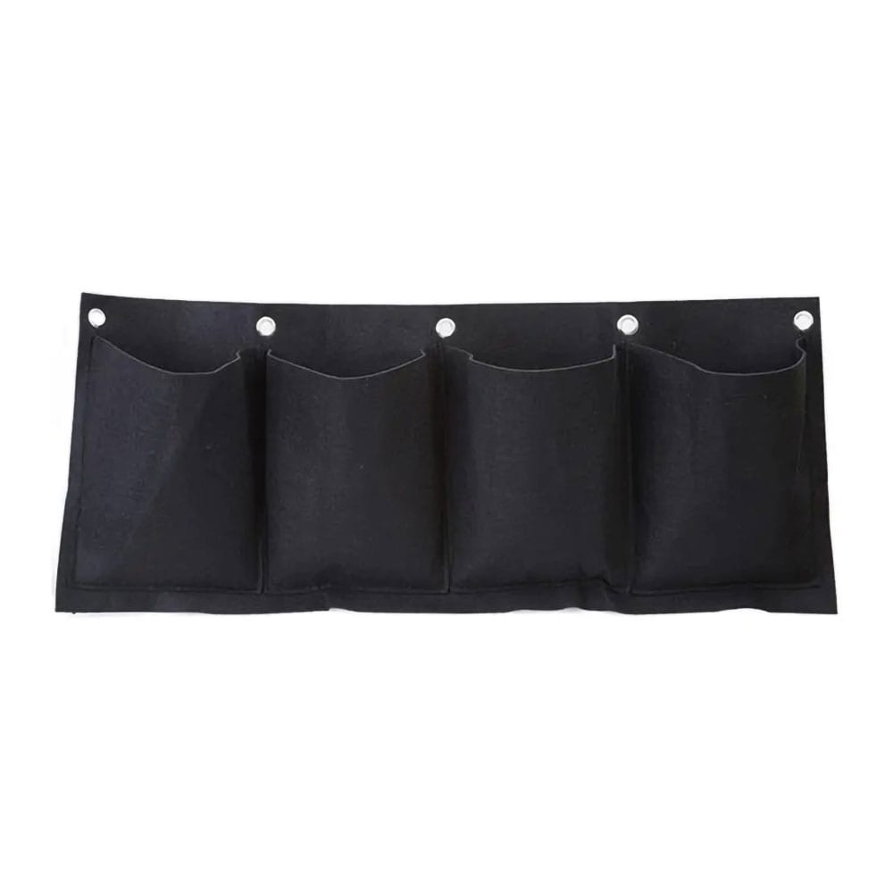 Odlingsvägg med 4 praktiska planteringsfickor 65 x 26 cm