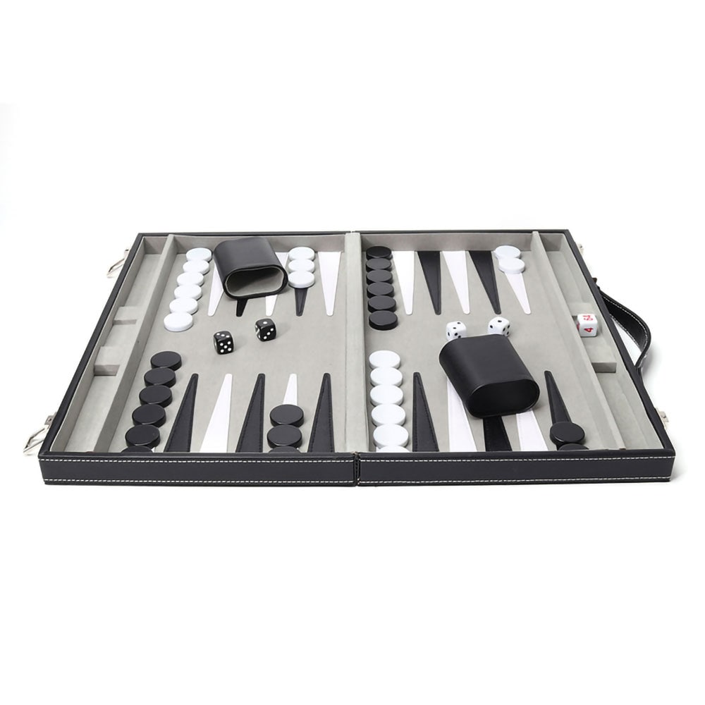 Backgammon med väska