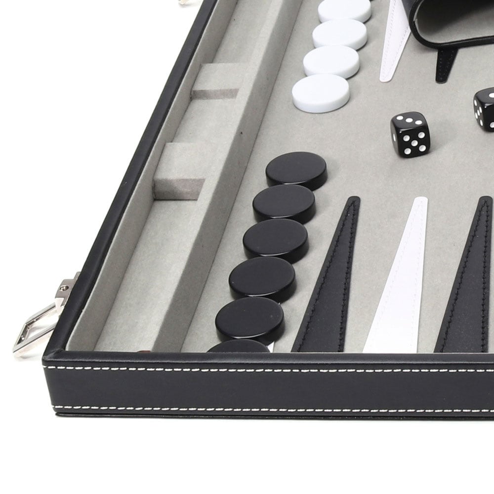 Backgammon med väska