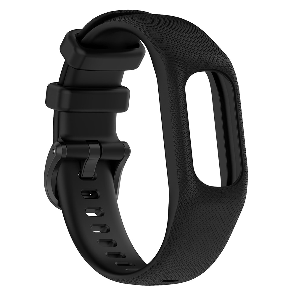 Silikonarmband till Garmin Vivosmart 5 - Svart, stl. M