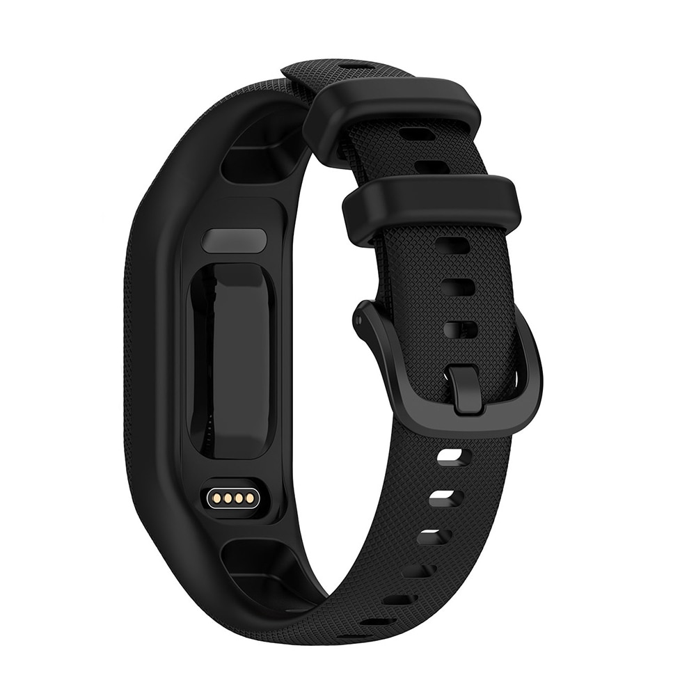 Silikonarmband till Garmin Vivosmart 5 - Svart, stl. M