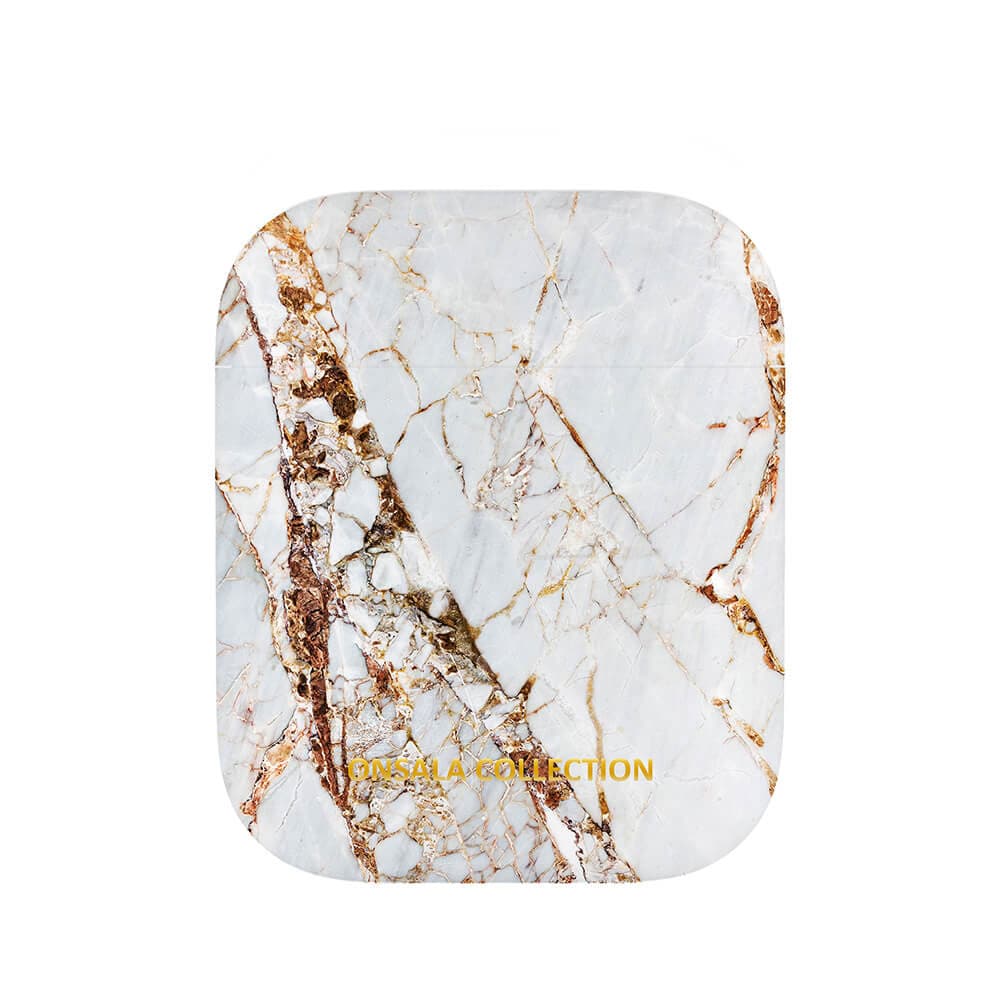 Onsala Collection Airpods Fodral White Rhino Marble
