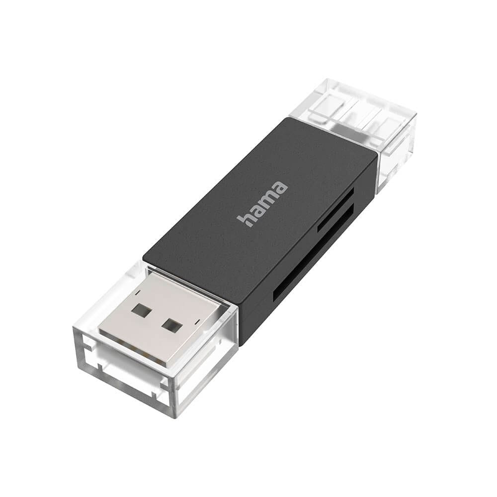 Hama USB Kortläsare OTG USB-A USB-C  USB 3.2 med SD/microSD