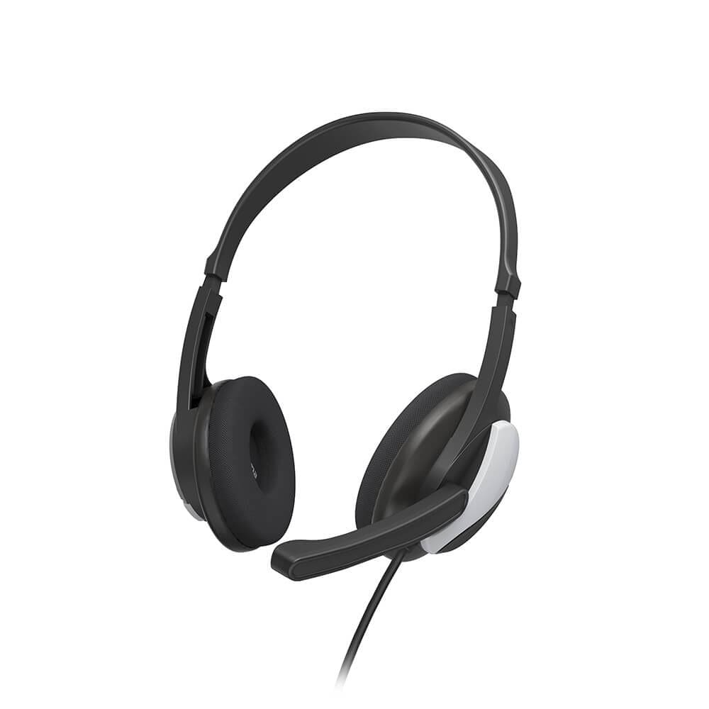 Hama PC Headset Office Stereo On-Ear HS-P100 V2 Svart 3,5mm