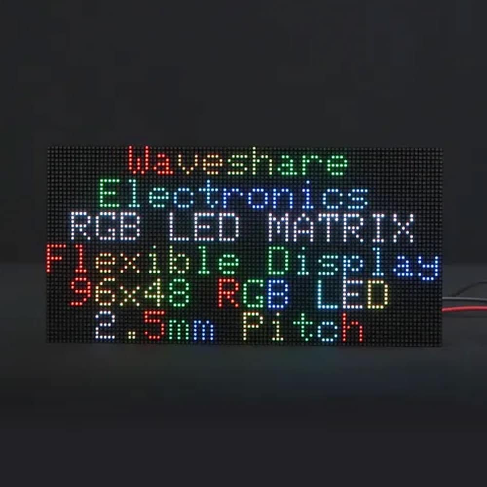 Flexibel LED-Panel med RGB-färger