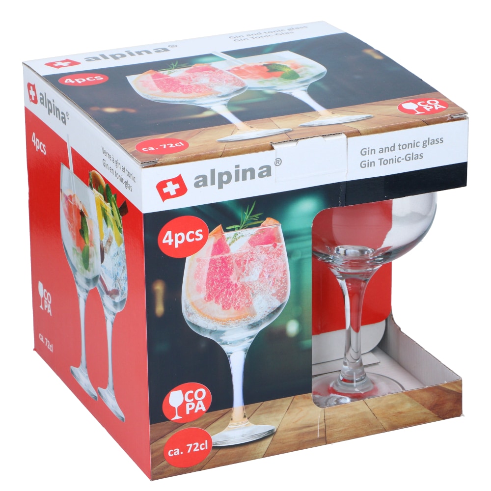 Alpina Gin&Tonic-glas 4-pack - 72cl