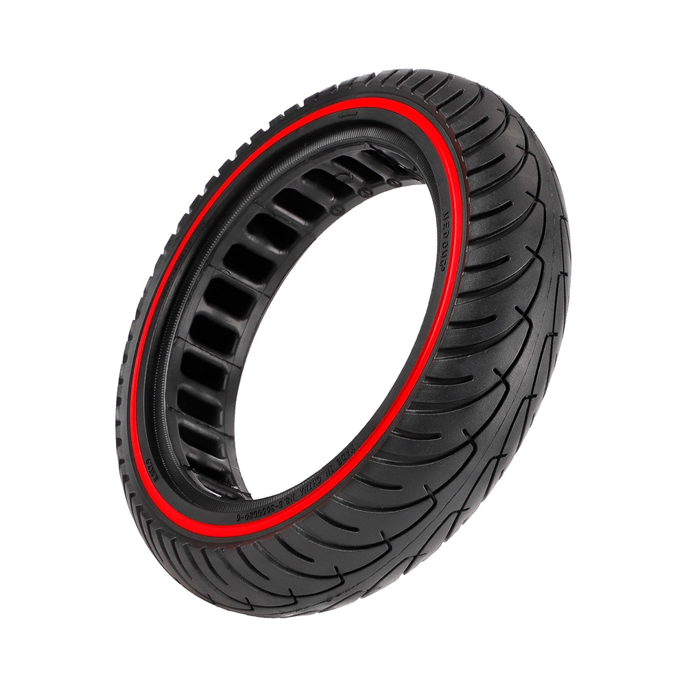 Punkteringsfritt däck 8,5″ till Xiaomi M365, Pro, Pro 2 och Mi 3 elscooter – Svart/Röd