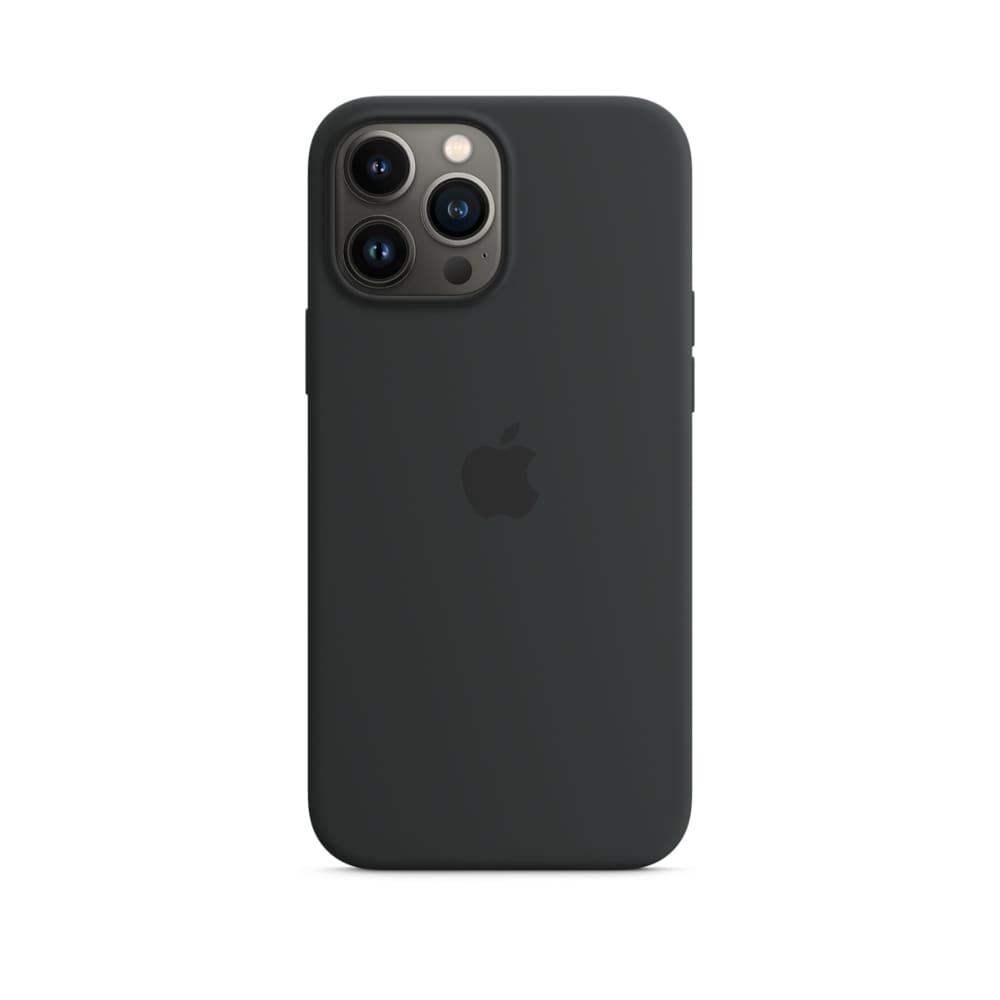 Apple Silikonskal med MagSafe till iPhone 13 Pro Max - Midnight Black