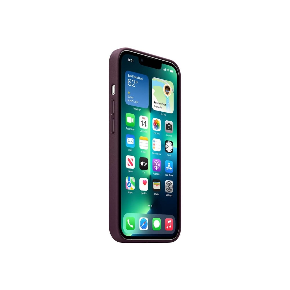 Apple Läderskal med MagSafe till iPhone 13 Pro - Dark Cherry