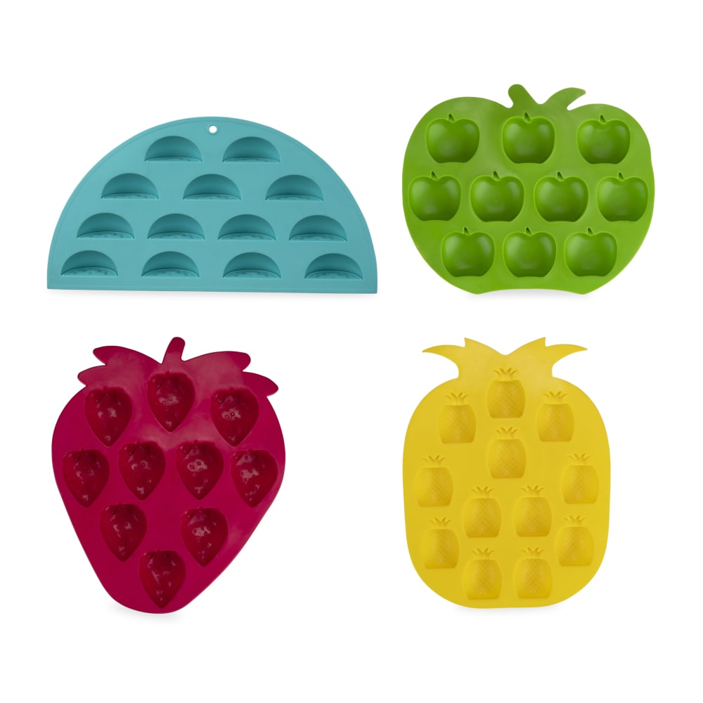Isform med fruktmotiv - äpple, vattenmelon, jordgubbe, ananas