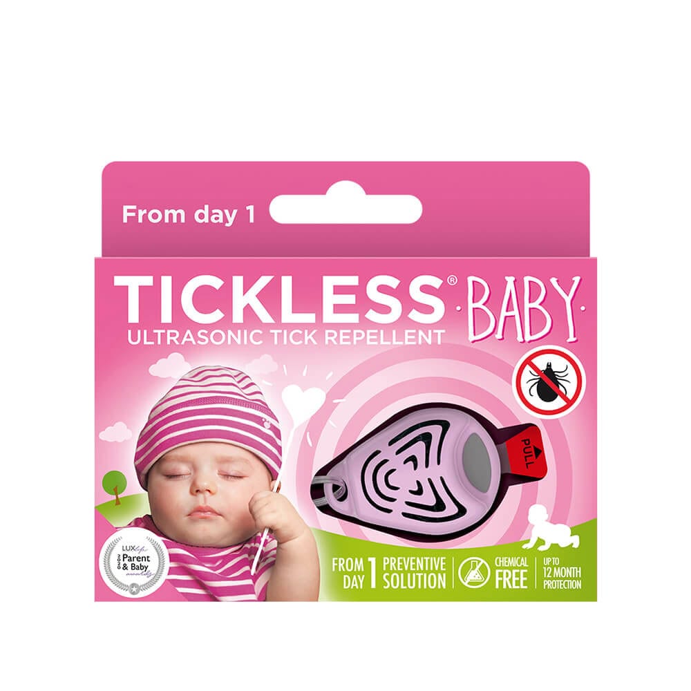 TICKLESS Fästingskydd Baby/Barn Rosa