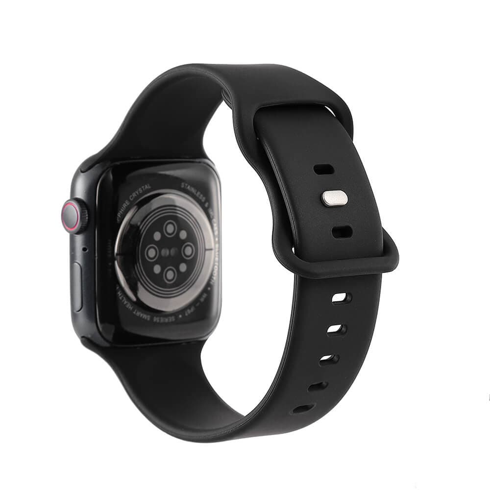 GEAR Klockarmband Silikon SVART Apple Watch 38-40mm