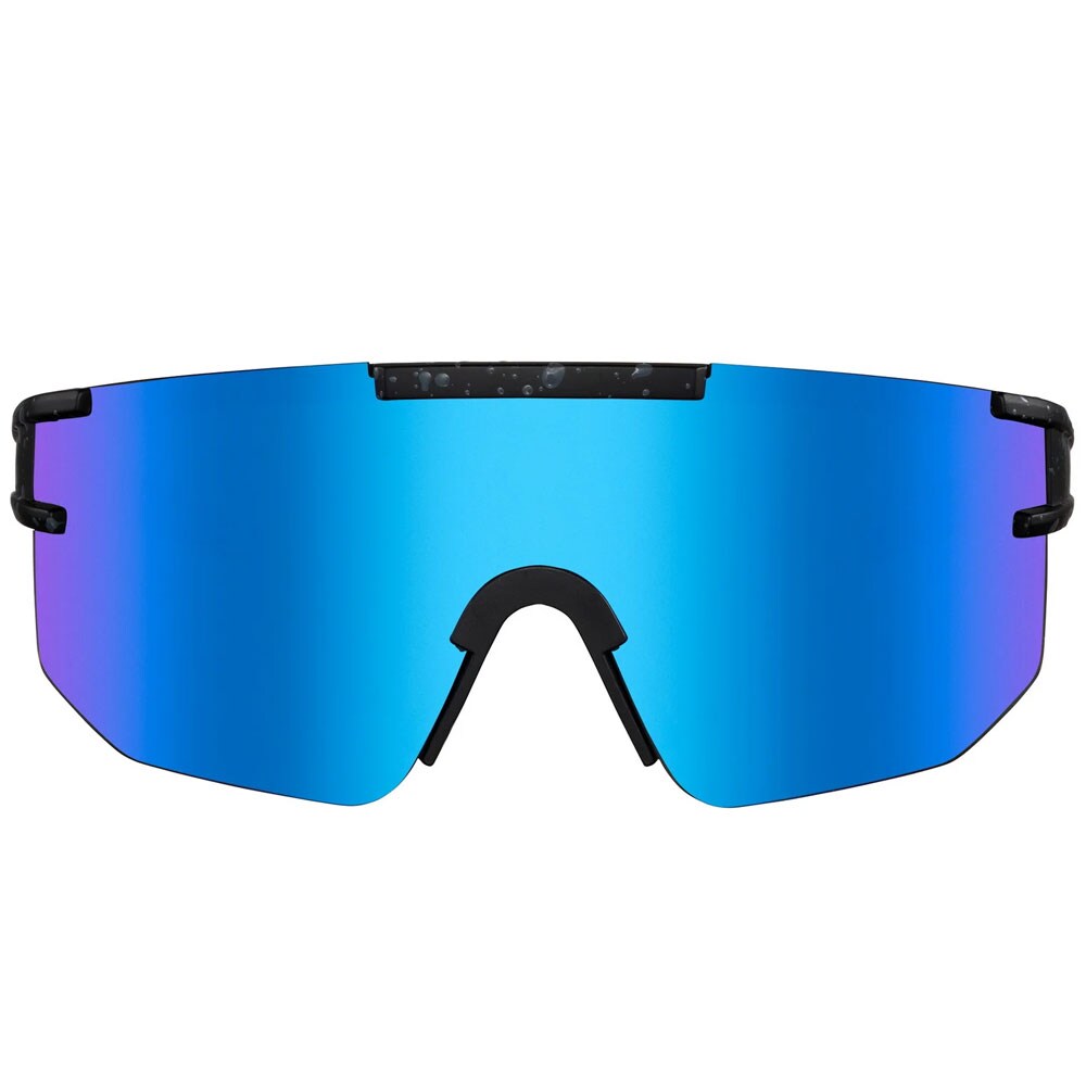 Sportglasögon med spegelglas- Svart/Blå