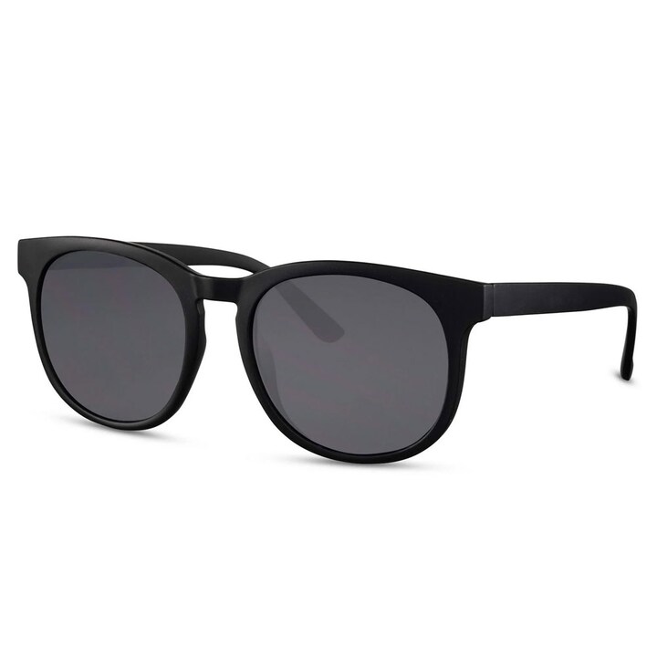 Eco Solglasögon - Mattsvart med svart lins