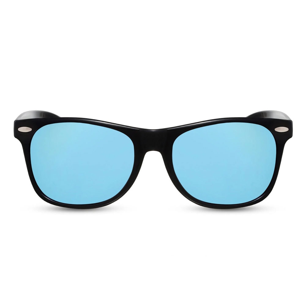 Eco Solglasögon - Svart med blå lins