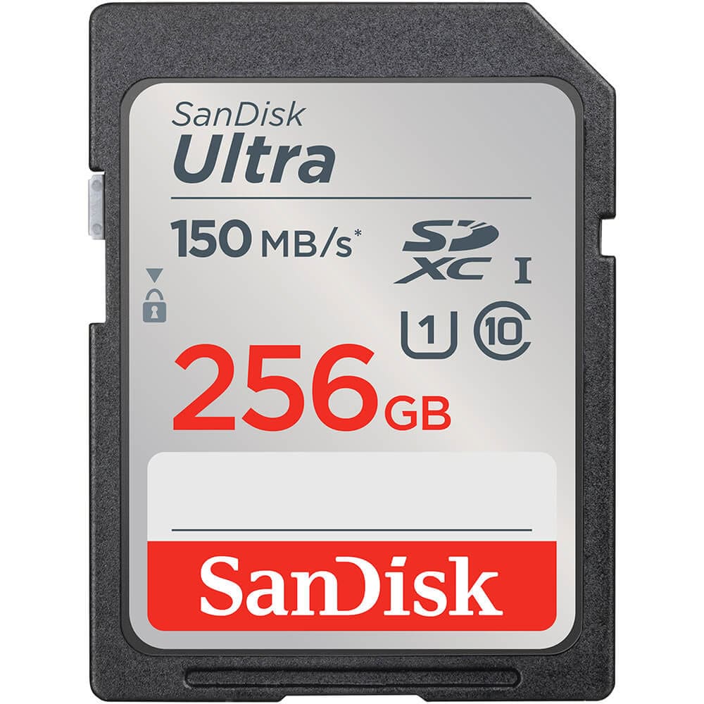 SanDisk Minneskort SDXC Ultra 256GB 150MB/s