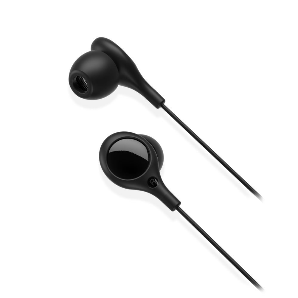 XO EP46 in-ear hörlurar med AUX - svart