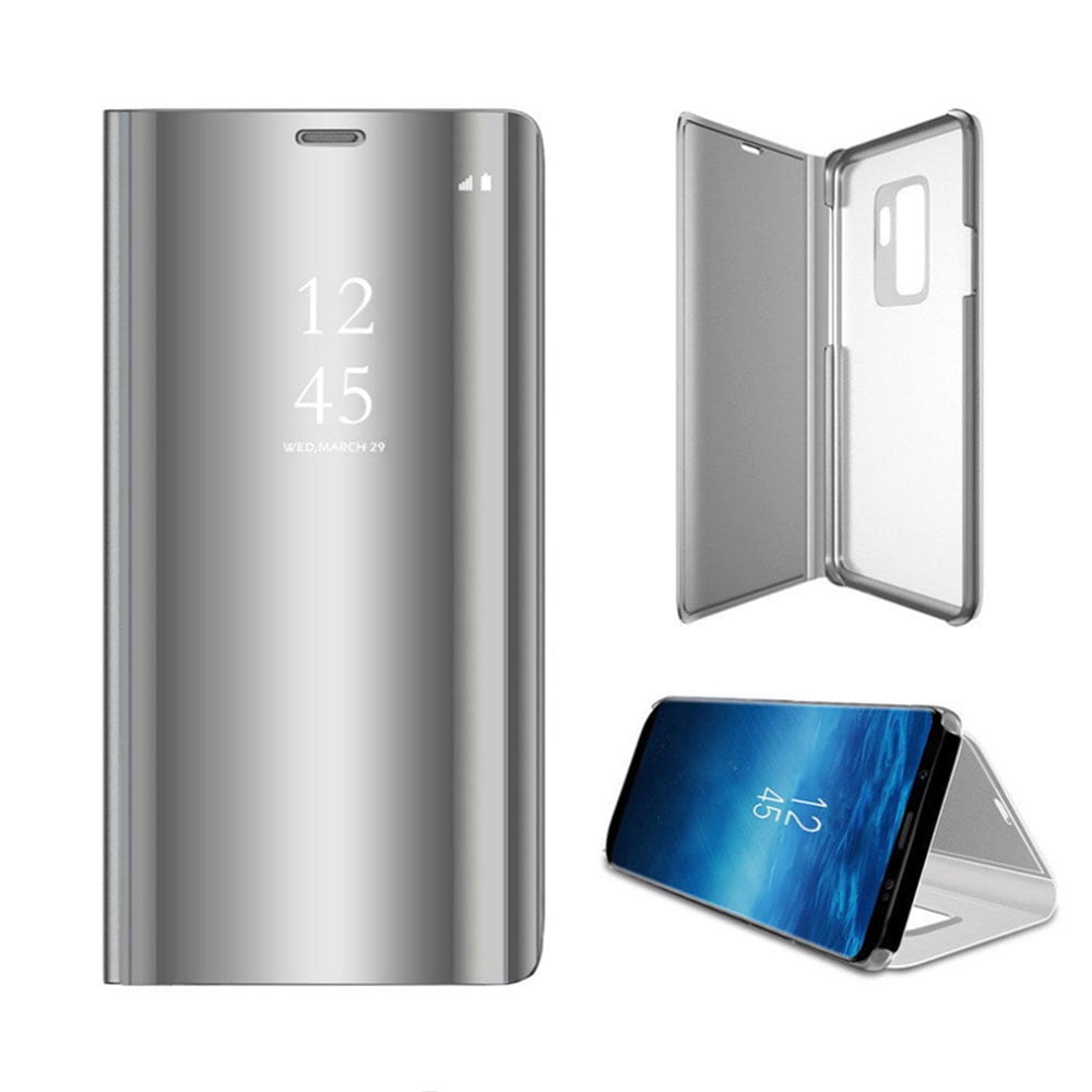 Smart Clear View fodral till Samsung Galaxy A34 5G - Silver