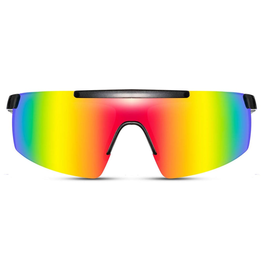 Sportglasögon med spegelglas - Svart/Regnbåge