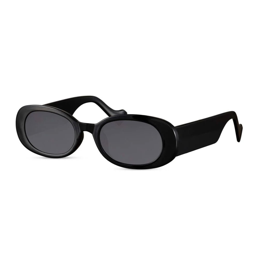 Svarta Solglasögon med svart lins
