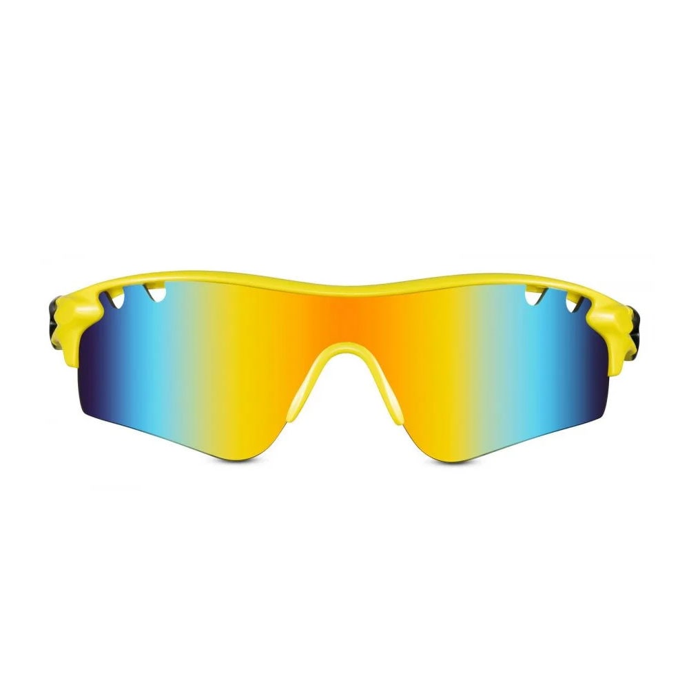 Sportglasögon med spegelglas - Gul/Regnbåge