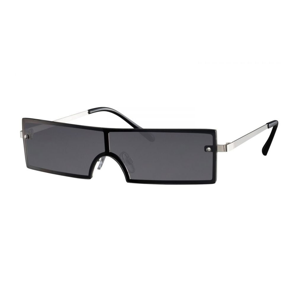 Solglasögon - Svart/silver ram med svart lins