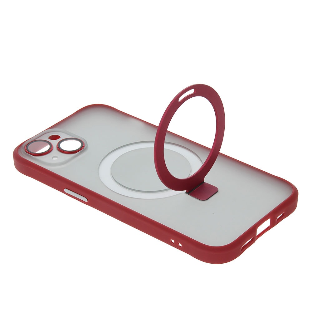 Mag Ring bakskal till iPhone 12 Pro Max - Röd