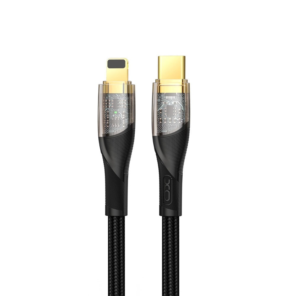 XO USB-Kabel USB-C - Lightning 1m 27W - Svart