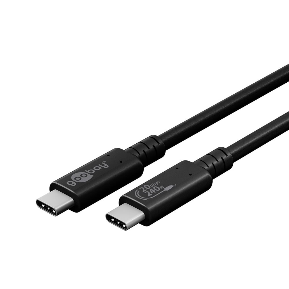 Goobay USB-kabel 240W USB4 USB-C till USB-C 2m