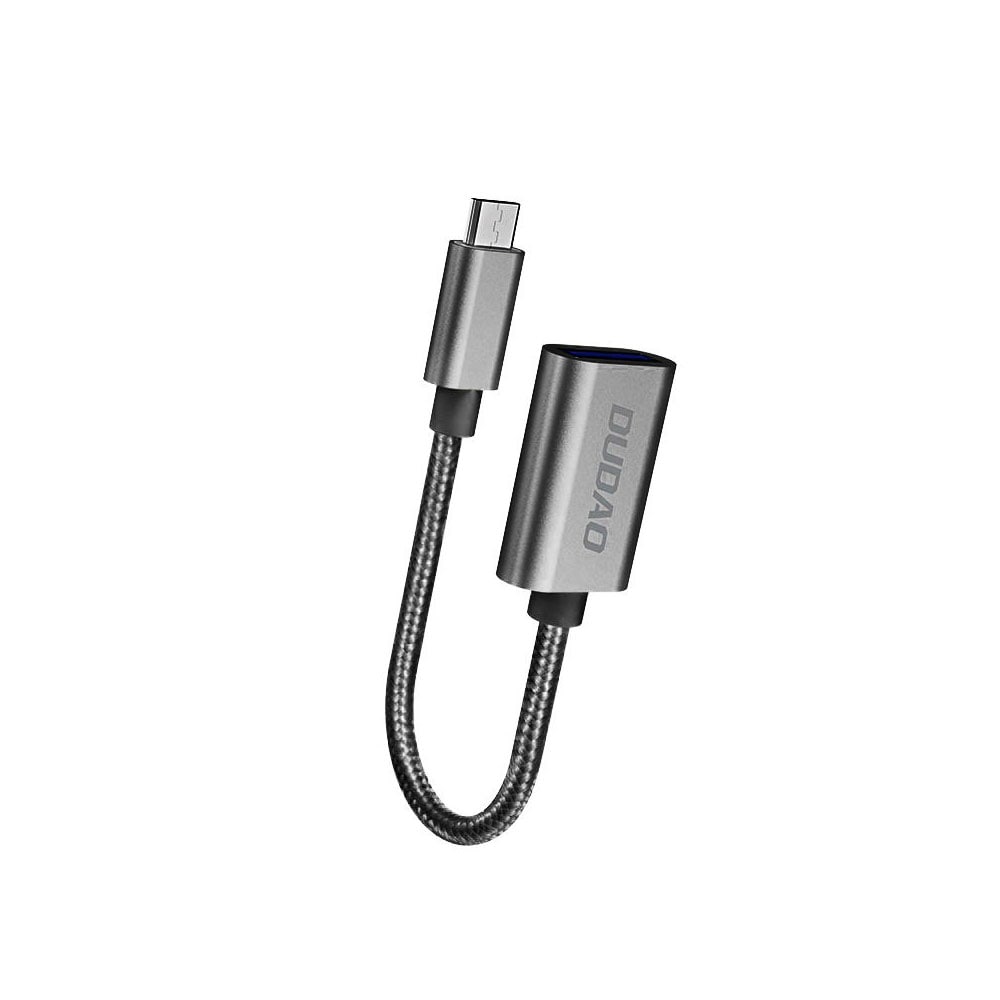 Dudao USB-adapter OTG USB 2.0 till micro-USB - Grå