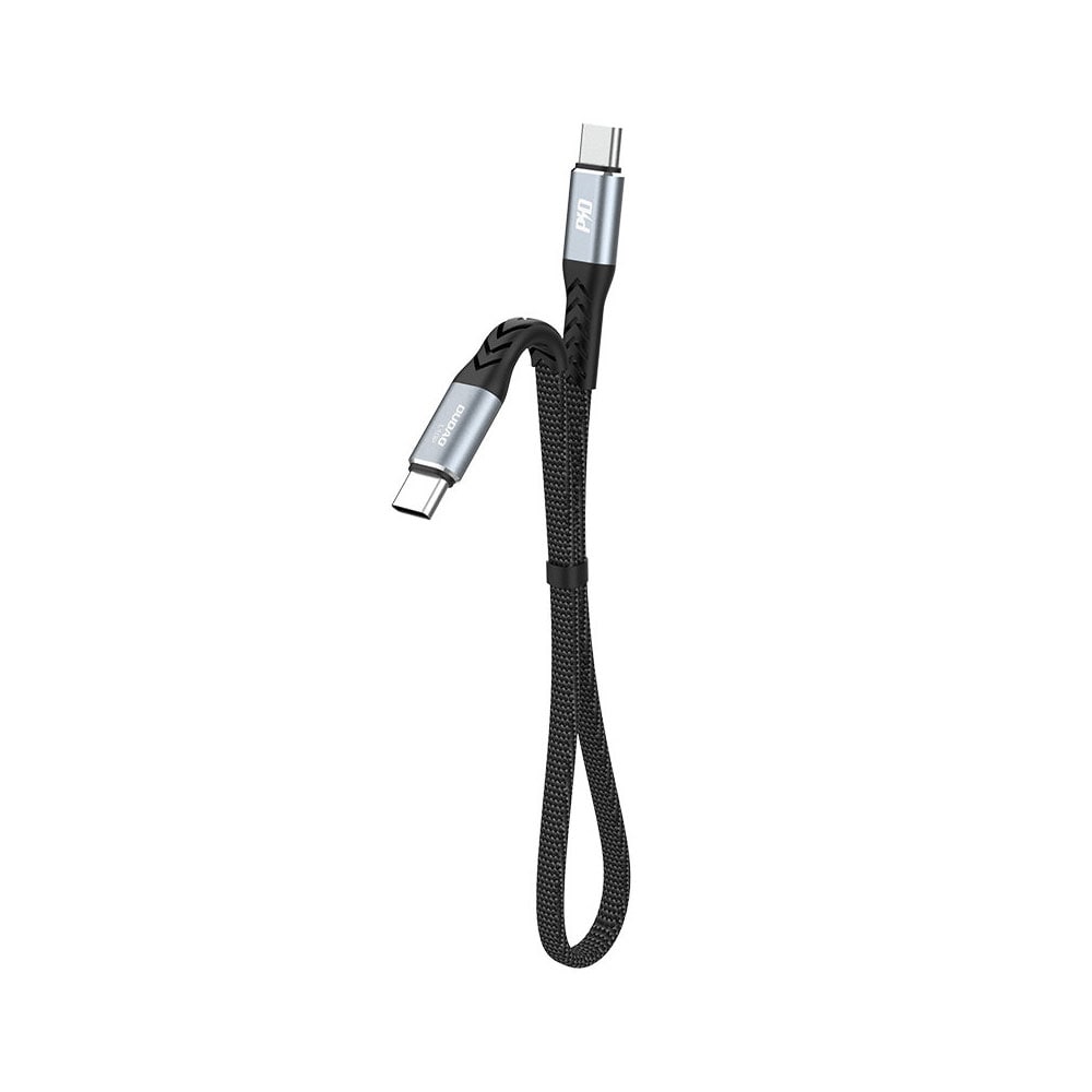 Dudao USB-C Kabel PD100W 23cm - Svart